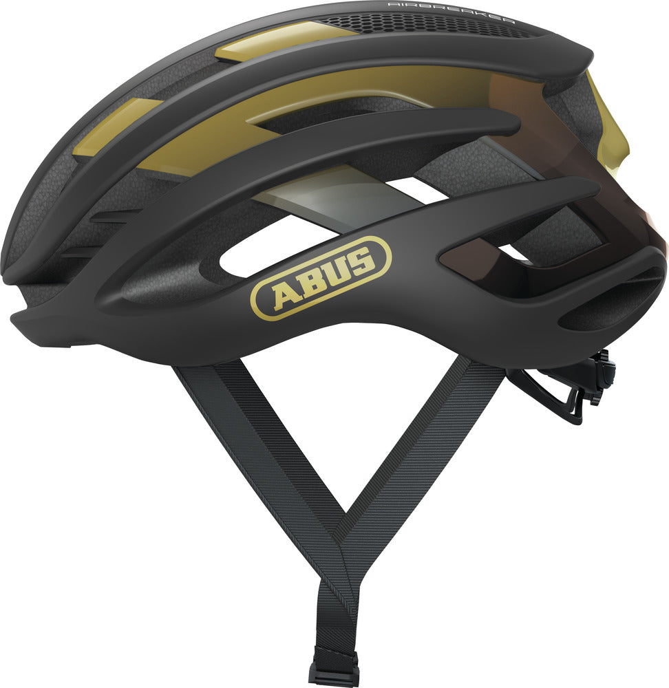 Abus Airbreaker Black Gold racerhjelm