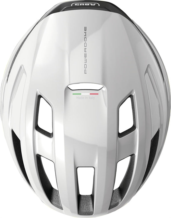 Abus Powerdome Mips Shiny White | allround sportshjelm til cykling med mips