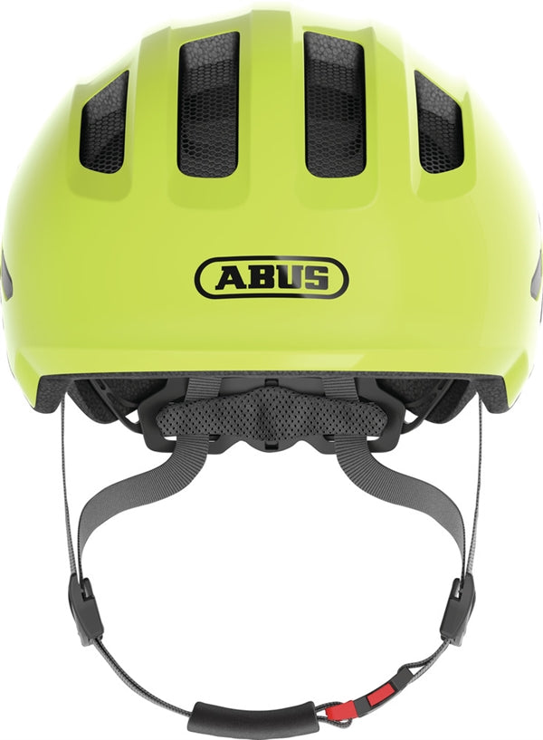 Abus Smiley 3.0 Shiny Yellow. Gul cykelhjelm til barn og baby