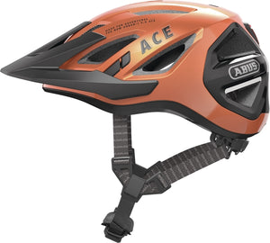 Abus Urban-I 3.0 Ace Goldfish Orange LED lys | orange cykelhjelm med stor skygge