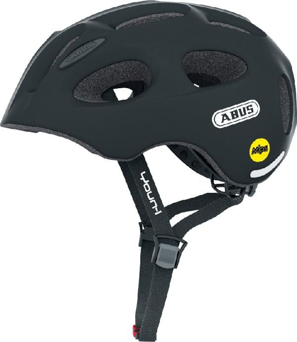 abus youn-i black mips cykelhjelm str. 48-54 cm