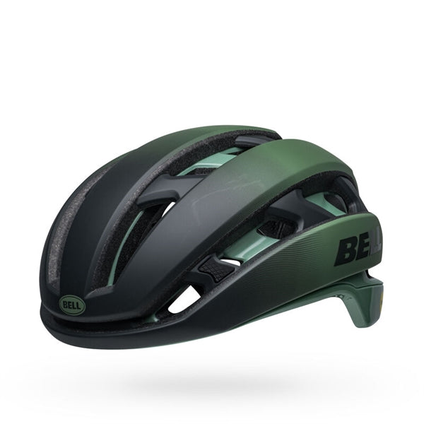 Bell XR Spherical Matte Gloss Greens Mips | Grøn gravel cykelhjelm med mips spherical