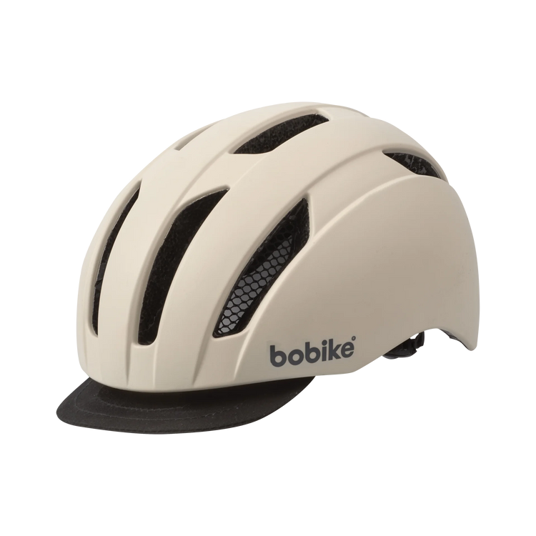 Bobike City Helmet Cream | beige cykelhjelm