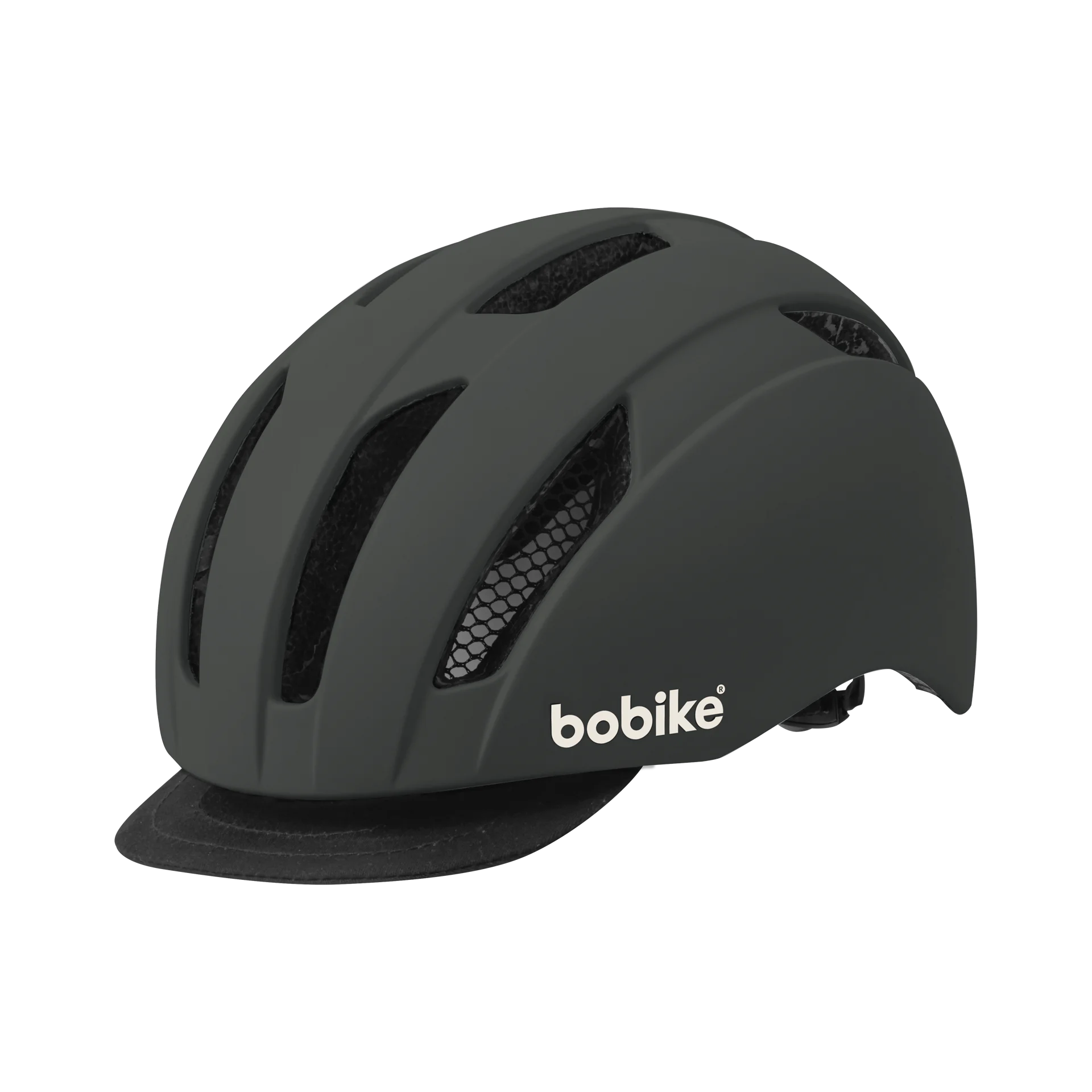 Bobike City Helmet Urban Grey | grå cykelhjelm