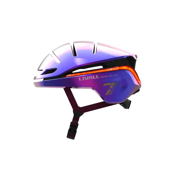 Livall Evo21 Ultraviolet Bluetooth cykelhjelm