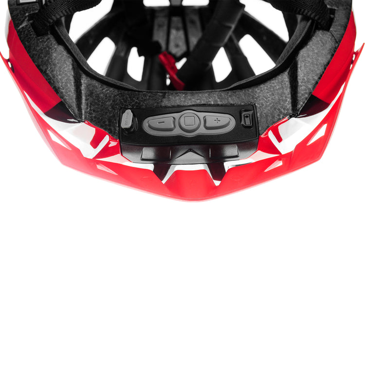 Livall MT1 Neo Red Black Bluetooth | mtb hjelm med kommunikation, led, talestyring og håndfri