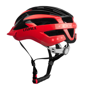 Livall MT1 Neo Red Black Bluetooth | mtb hjelm med kommunikation, led, talestyring og håndfri