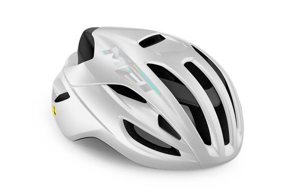 Met Rivale Mips White Glossy | hvid aero cykelhjelm