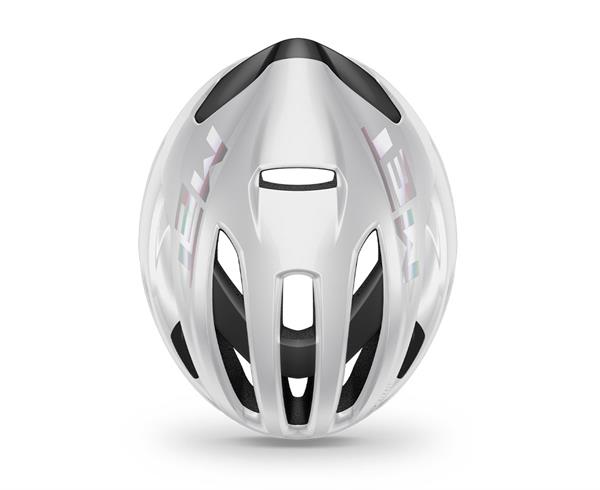 Met Rivale Mips White Glossy | hvid aero cykelhjelm