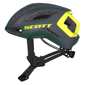 Scott Centric Plus (Mips) Prism Green Radium Yellow | Grøn og gul tophjelm fra Scott til landevej