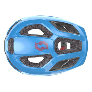 Scott Spunto Junior Cykelhjelm Atlantic Blue med LED lys